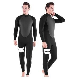 Full Wetsuit Adult XS 4/3mm neoprene diving scuba triathlon cold water back zip